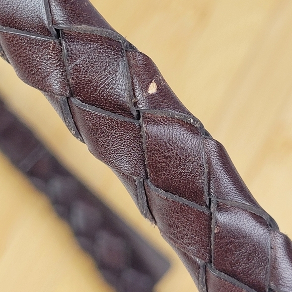 HOBO Chocolat Brown Boho Braided‎ woven  Women Belt Size M - Picture 7 of 7